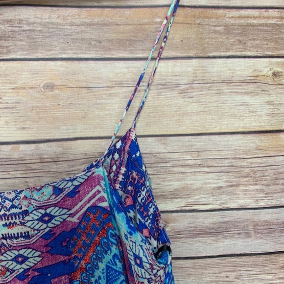 [Forever 21] Tribal Print Spaghetti Strap Blouse - Picture 4 of 6